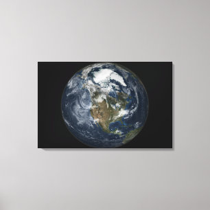 Toile La pleine terre montrant l'Amérique du Nord 5