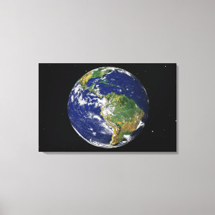 Toile La pleine terre montrant l'Amérique du Sud