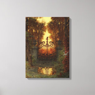 Toile La porte du château (par Ferdinand Knab)
