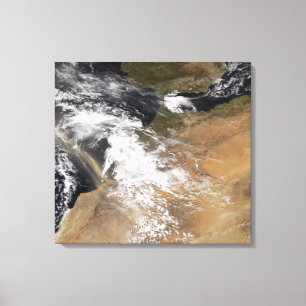 Toile La poussière plumes outre de la côte marocaine