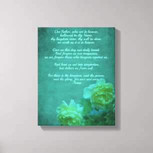 Toile La prière du Seigneur Notre Père