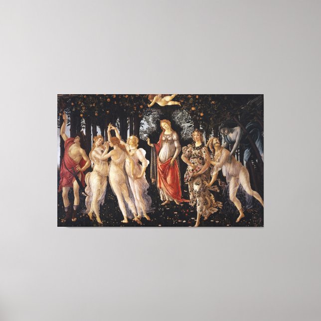 Toile La Primavera (printemps) par Sandro Botticelli (Recto)
