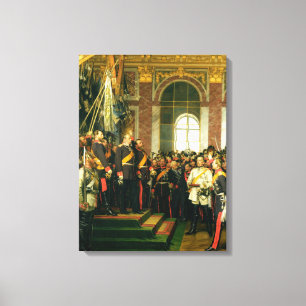 Toile La proclamation de Wilhelm comme Kaiser