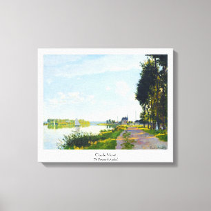Toile La promenade à Argenteuil Claude Monet