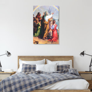 Toile La promesse de Dieu à la genèse 8 de Noé