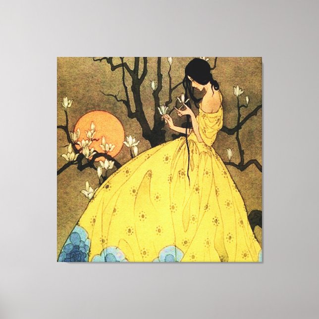 Toile "La promesse du printemps" par Marjorie Miller (Recto)