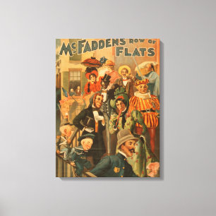 Toile La rangée de McFadden du théâtre de nouvelle