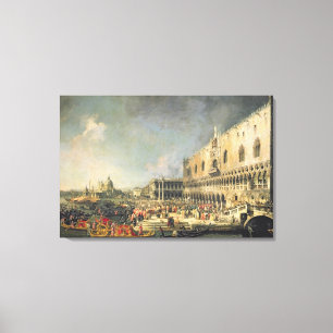 Toile La réception de l'ambassadeur français à Venise