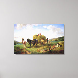 Toile La récolte de foin, 1869