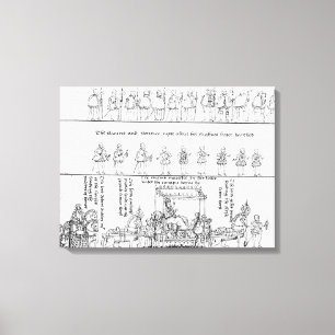 Toile La reine dans ses ordures