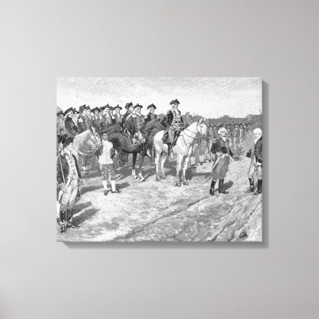 Toile La restitution de Cornwallis à Yorktown (Recto)