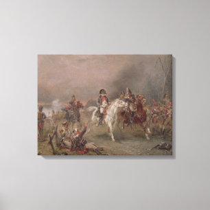 Toile La retraite du napoléon (huile sur la toile)