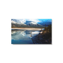 La rivière Athabasca dans le parc national Jasper