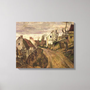 Toile La route de village, Auvers, c.1872-73