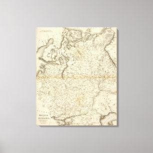 Toile La Russie en Europe