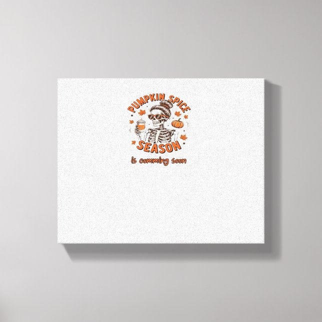 Toile La saison des épices citrouilles commence bientôt  (Recto)