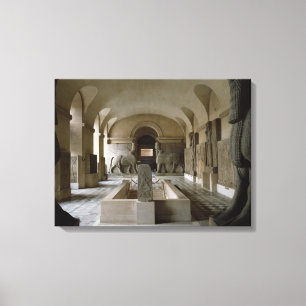 Toile La salle assyrienne au Louvre à Paris (photo)