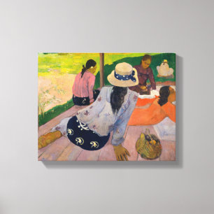 Toile La sièste par des femmes Tahiti de Paul Gauguin