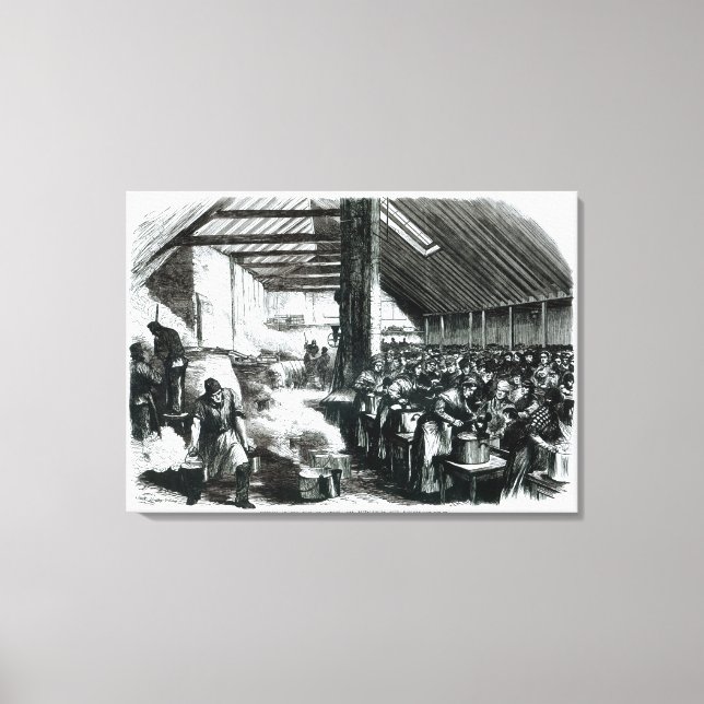 Toile La soupe Spitalfields, 1867 (Recto)