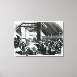 Toile La soupe Spitalfields, 1867