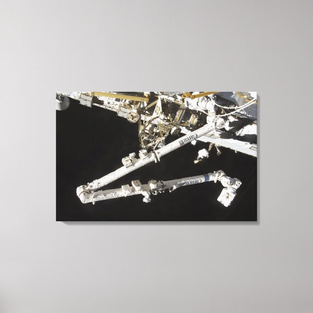 Toile La station spatiale de construction canadienne (Recto)