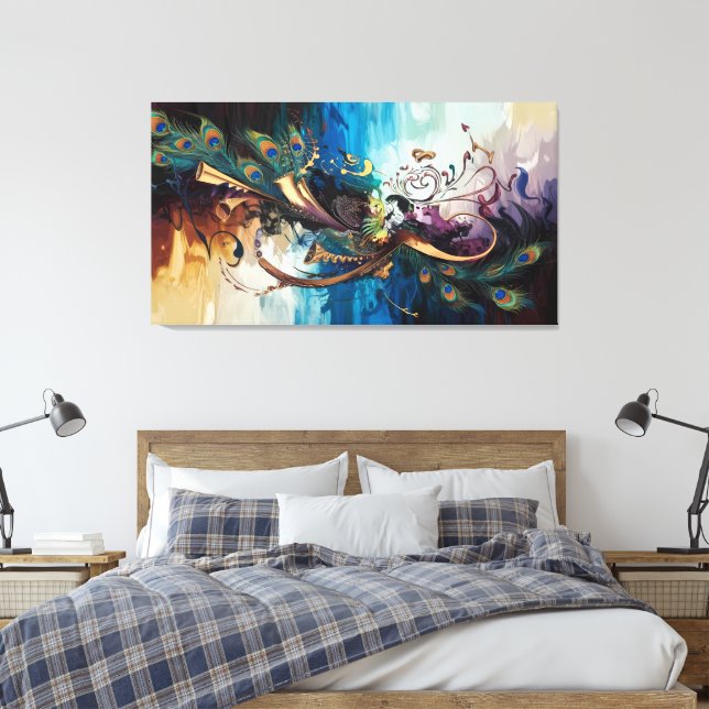 Toile "La Symphonie divine : la Mélodie des couleurs de  (Insitu(Chambre))