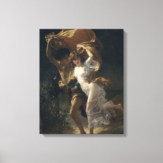 Toile La tempête - Pierre-Auguste Cot (Recto)