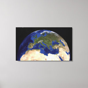 Toile La terre de marbre bleue 7 de prochaine générati