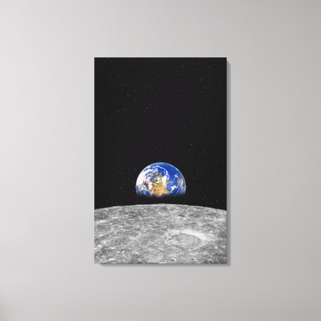 Toile La Terre se lève sur la Lune (Recto)