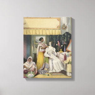 Toile La Toilette de la Jeune Dame, assiette 2 de 'Anglo