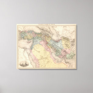 Toile La Turquie et la Perse asiatiques