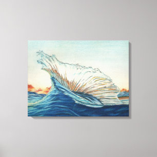 Toile La vague magique