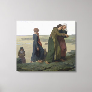 Toile La veuve ou la famille du pêcheur