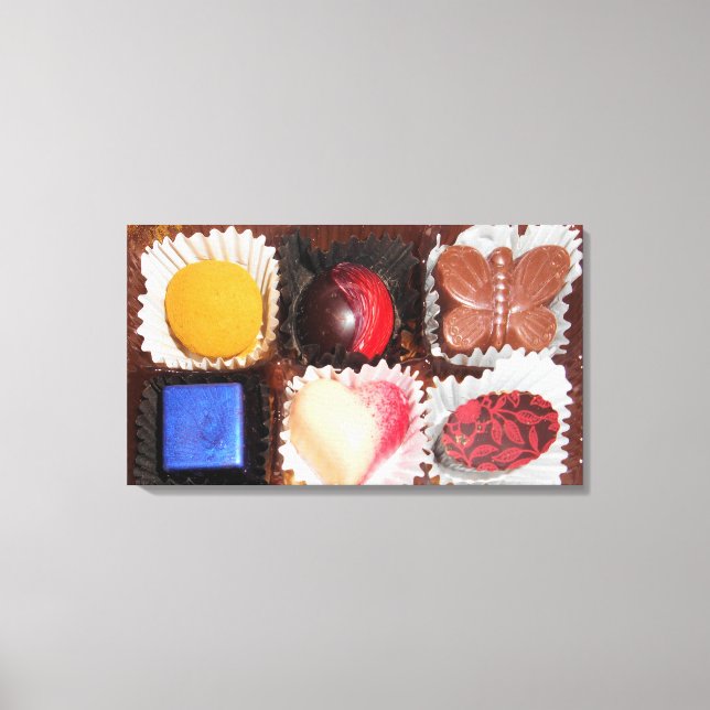 Toile La vie est comme une boîte de chocolats (Recto)