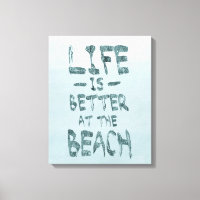 La vie est meilleure à la plage