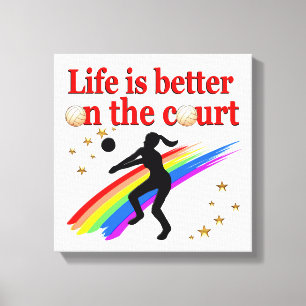 TOILE LA VIE EST MEILLEURE SUR LA CONCEPTION DE VOLLEYBA