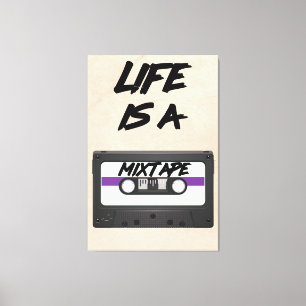 Toile la vie est une citation inspirante mixtape