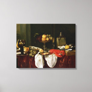 Toile La vie toujours avec le homard
