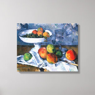 Toile La vie toujours avec le plat de fruit