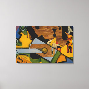 Toile La vie toujours avec une guitare