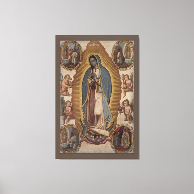 Toile La Vierge de Guadalupe Imprimer (Recto)