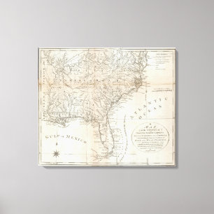 Toile La Virginie, la Caroline du Nord, la Caroline du