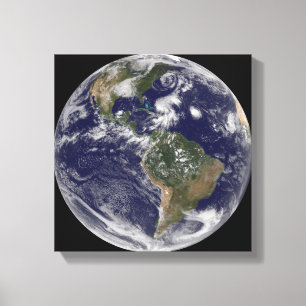Toile La vue de la pleine terre et quatre donnent