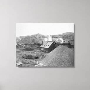 Toile La vue de l'usine "Homestake d'exploitation