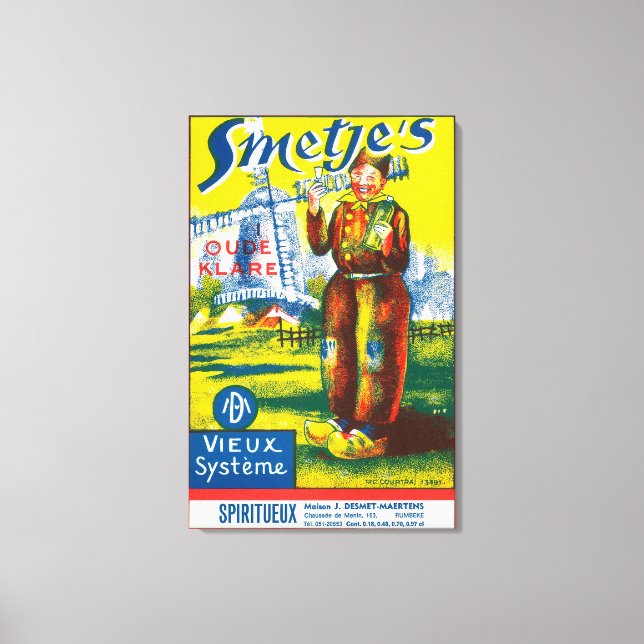 Toile Label Vin de SmetjeEurope (Recto)