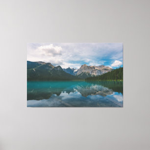 Toile Lac bleu de montagne