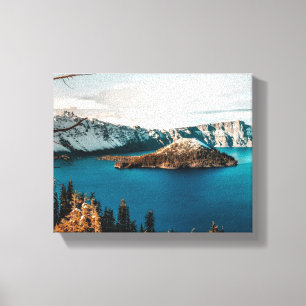 Toile Lac de Crater dans le sud de l'Oregon