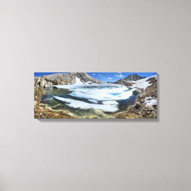Toile Lac de l'Ours blanc congelé - Sierra (Recto)