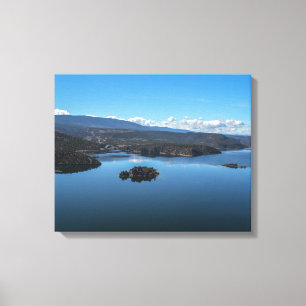 Toile Lac des gorges flamboyantes