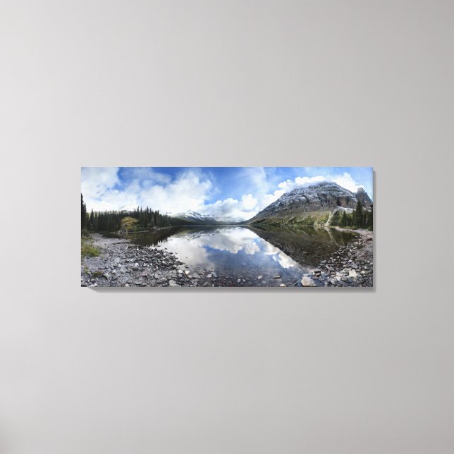 Toile Lac Elizabeth - Parc national des Glaciers (Recto)